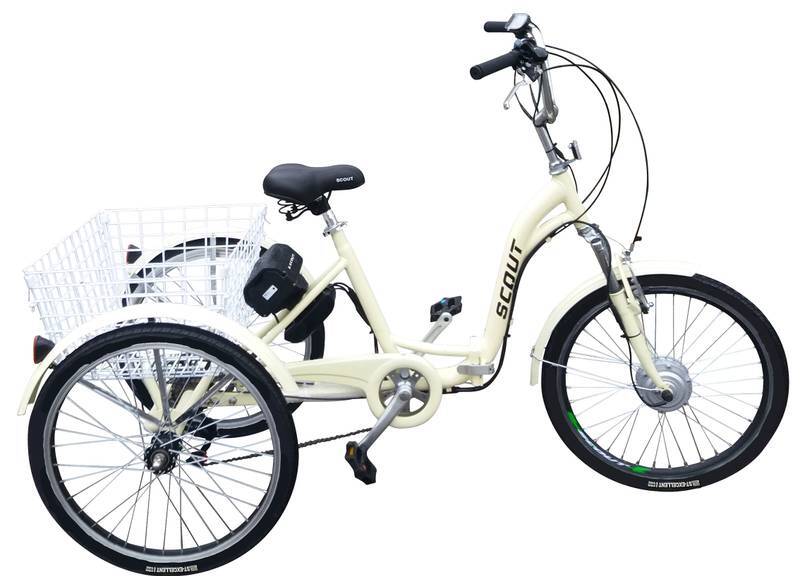 electric-tricycle cream electric tricycle
